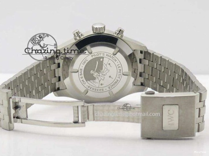 MIROTIME 0817 Modern Pilot Chrono 377706 “Le Petit Prince” ZF 1:1 Best Edition Blue Dial On SS Bracelet A 7346